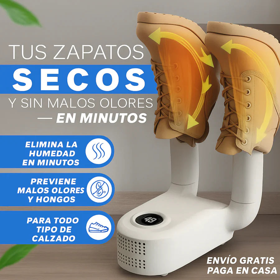 ShoeDry Pro™ – Secador y desinfectante de zapatos